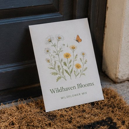 Custom printed seed packets in bulk