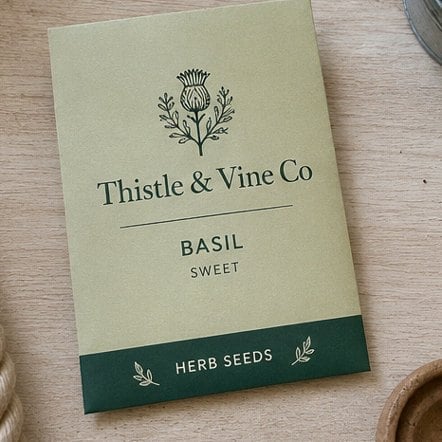 Herb Garden Packet with custom branding
