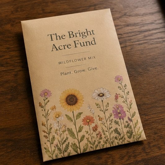 Personalized seed packets — customer photo