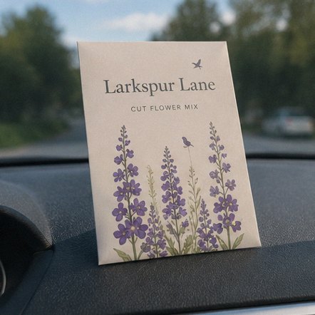 Seed packets with logo printing